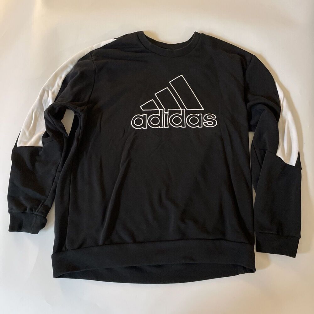 Adidas Sweatshirt Adult XL Embroidered Logo RETRO Y2K